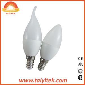 High Quality Tail LED Candle Shape Bulb E14 E27 B22