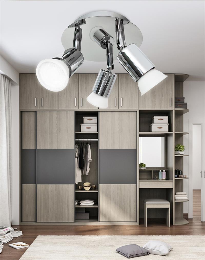 Modern Minimalist Three-Head Ceiling Lamp Decorative Lighting Aisle Corridor Spotlight