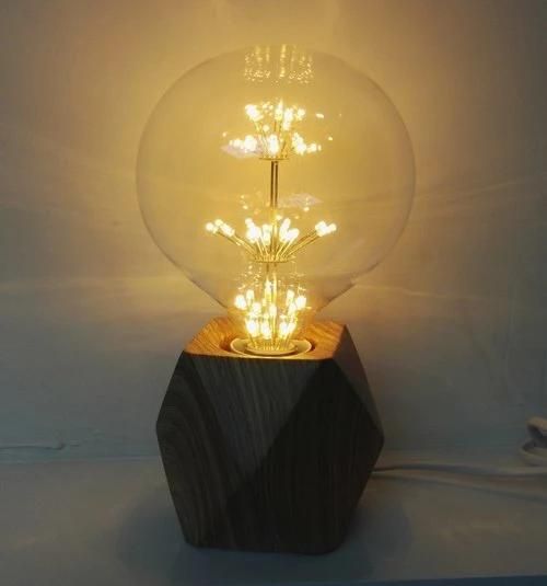 Word Alphabet Happy Dimmable Decorative LED Filament Light Bulb