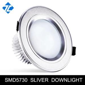 CE/RoHS Approved Epistar Chip 9W LED Sliver Downlight