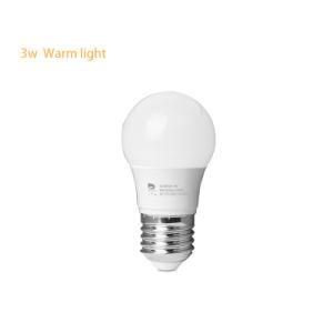 China Supplier Energy Saving Light 3W 6W 8W LED Bulb (Warm or Pure White)