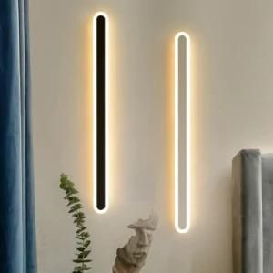 Line Wall Lamp Modern LED Long Strip Wall Sconce Light Fixtures Bedroom Bedside Mirror Lights Indoor Lighting