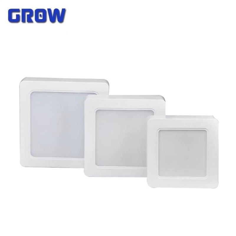 2021 New ERP Ultra-Thin Downlight Ceiling Surface-Mounted Square Round LED Panel Light 5W 9W 18W 24W