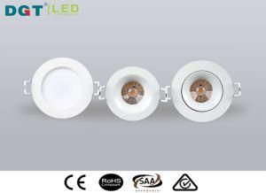 Ce/RoHS White SMD Samsung Plastic Recessed LED SMD Hotel Downlight