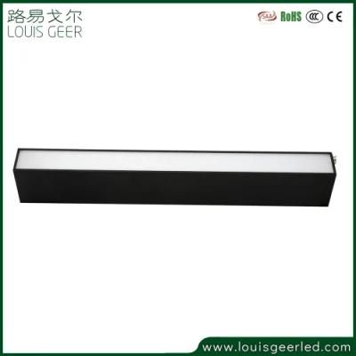 Modern Design Energy Saving 30W 50W 60W Dimmable Pendant Office Slim LED Linear Light