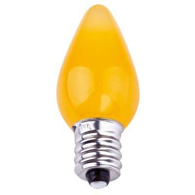 C7 Smooth LED Bulb - Yellow