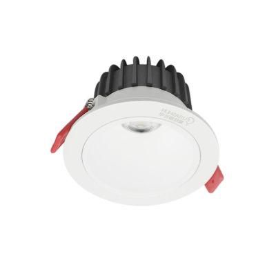 Energy Saving Anti Glare Die-Casting Aluminum Trimless Ceiling Recessed COB LED Downlight