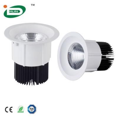 High Brightness Cool White Recessed 12W 20W 30W 50W 60W White COB Chip SMD LED Downlight