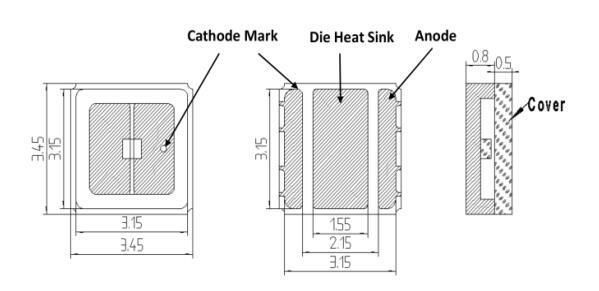 High Power 275nm LED Duv Module