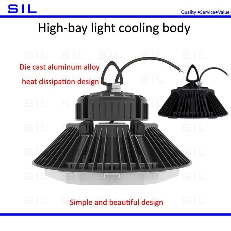 Industrial Lighting Lamp 150lm/W UFO Highbay 100W Anti-Glare LED High Bay Lights