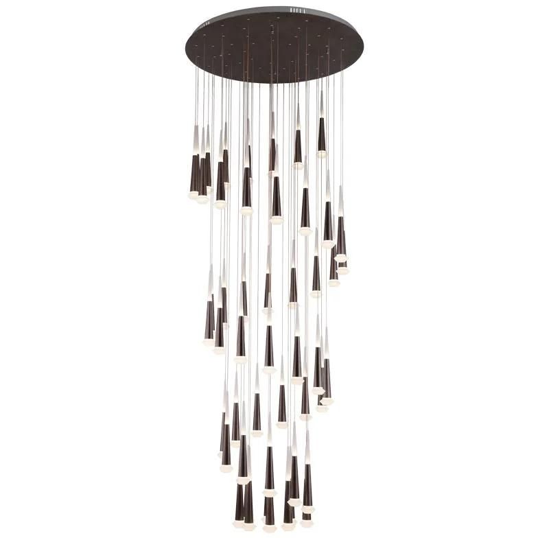 Masivel Lighting Modern Aluminum LED Pendant Light Decorative LED Chandelier Lighting