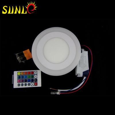 6+3W Square RGB LED Light Flat Panel Ceiling