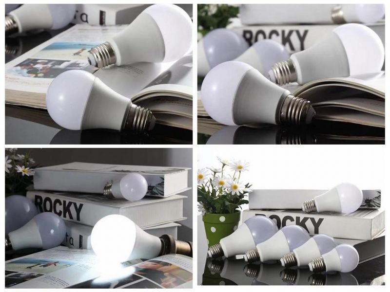 LED Global Bulb Energy Saving Lamp A55-5W E27 Plastic Aluminum LED Lamp with CE RoHS ERP Approval for Home Decoration and Indoor Lighting