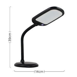 Classical Design LED Touch Control Flexible Gooseneck Table Lamp