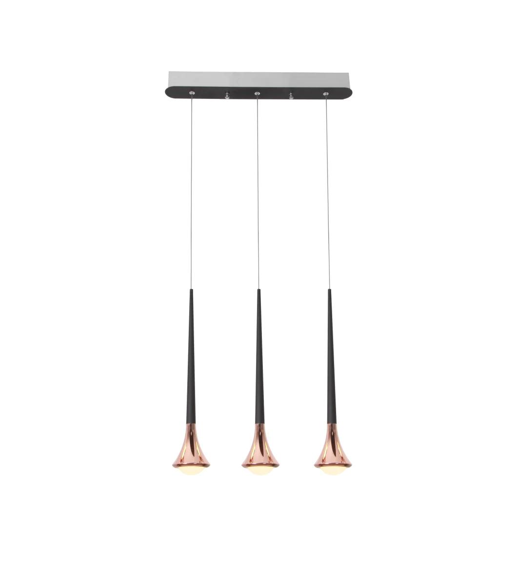 Masivel Lighting Luxury Modern Hotel Pendant Light Gold LED Chandelier Light