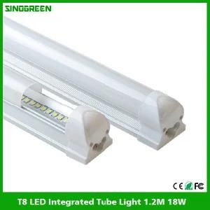 High Quality T8 LED Integrated Tube Light LED Tube Lamp 1.2m 18W