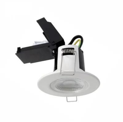 Fire Rated LED Downlight 5W Indoor Light IP44 Recessed Cutout 65mm 3 Years Warranty