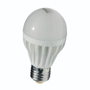 9W LED Bulb in Cool White Plastic