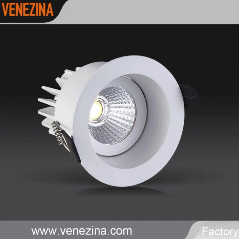 R6117 6W10W COB LED Deep Anti-Glare Adjustable LED Spotlight