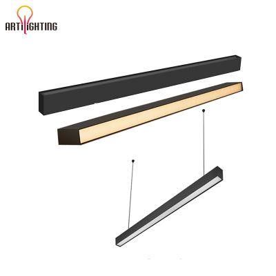 Warranty 5 Years Anti-Glare up and Down Office Shop Hotel Ceiling Pendant LED Linear Lighting