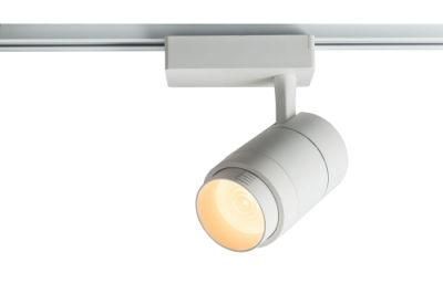 IP20 Adjustable Aluminum COB LED Track Light Flicker Free Lifud Driver CRI 90 100lm Light Lamp