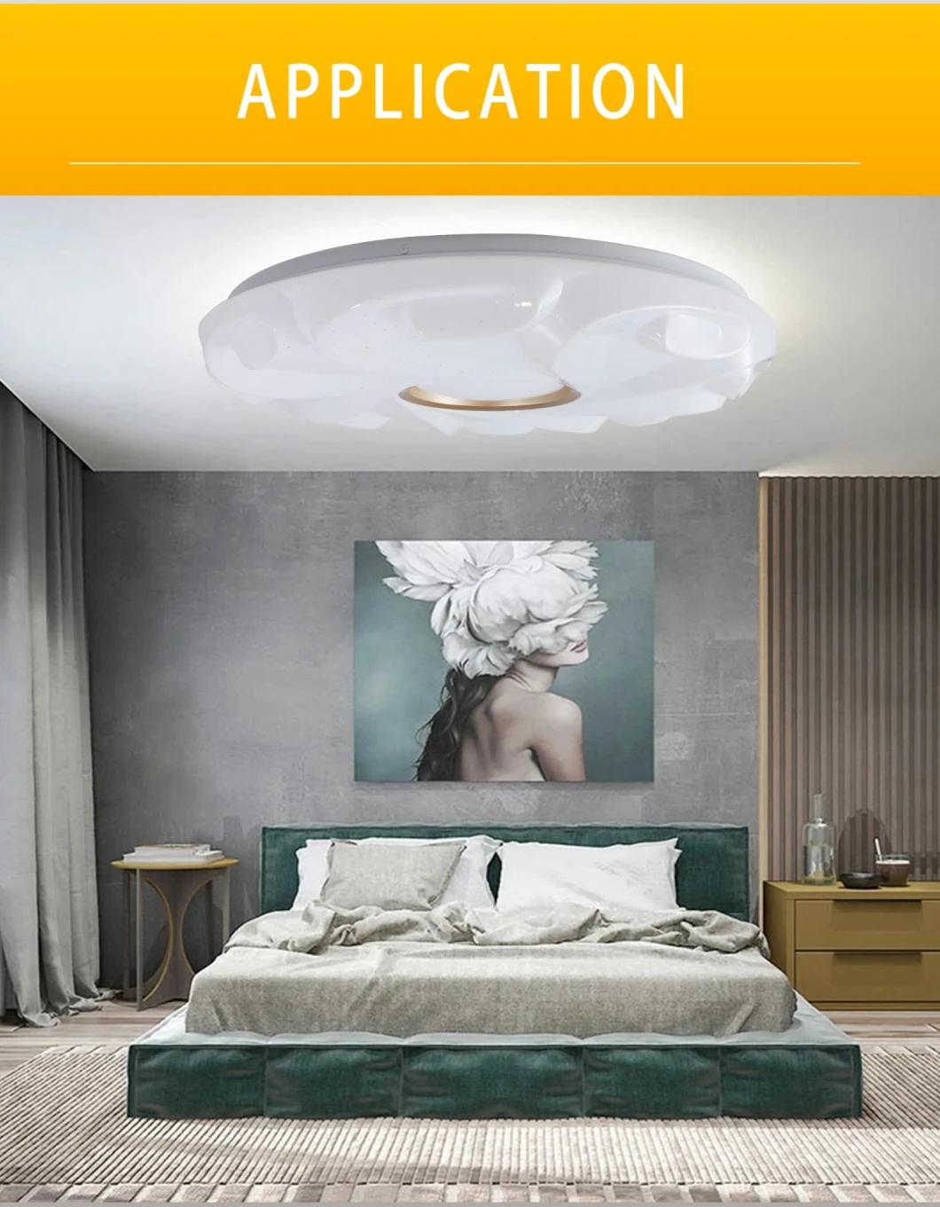 Decor Home Living Ring Children Iron Cloud Retro Ceiling Light