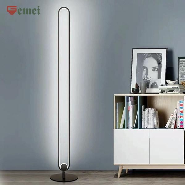 U-Shaped RGB Corner Dimmable Floor Lamp for Hotel Bedroom