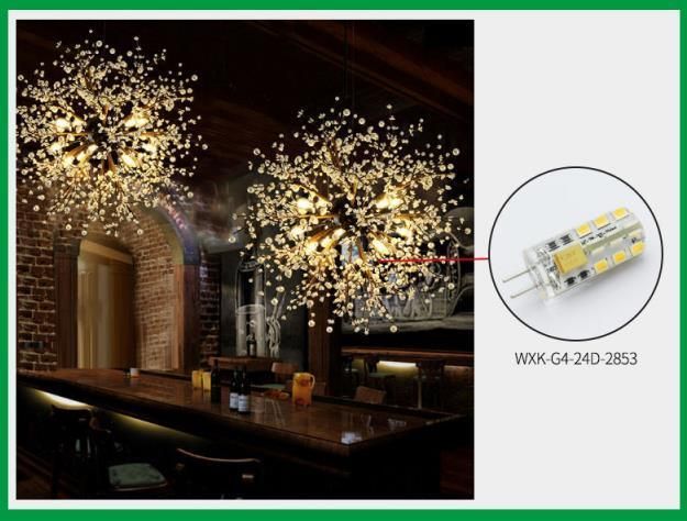 G9 G4 LED Bulbs Dimmable LED Bulb Equivalent to Halogen Lamp G4 LED Bulb for Crystal Ceiling Lights