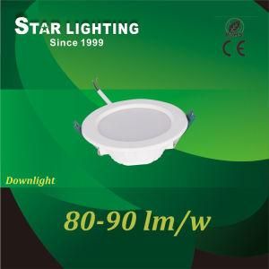 White LED Factory Ce 9W Wholesale Recessed LED COB Ceiling Downlight for Hotel/Shopping Mall/Musem/Bathroom