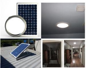 Round Shaped Solar LED Lights Skylights with Solar Panel