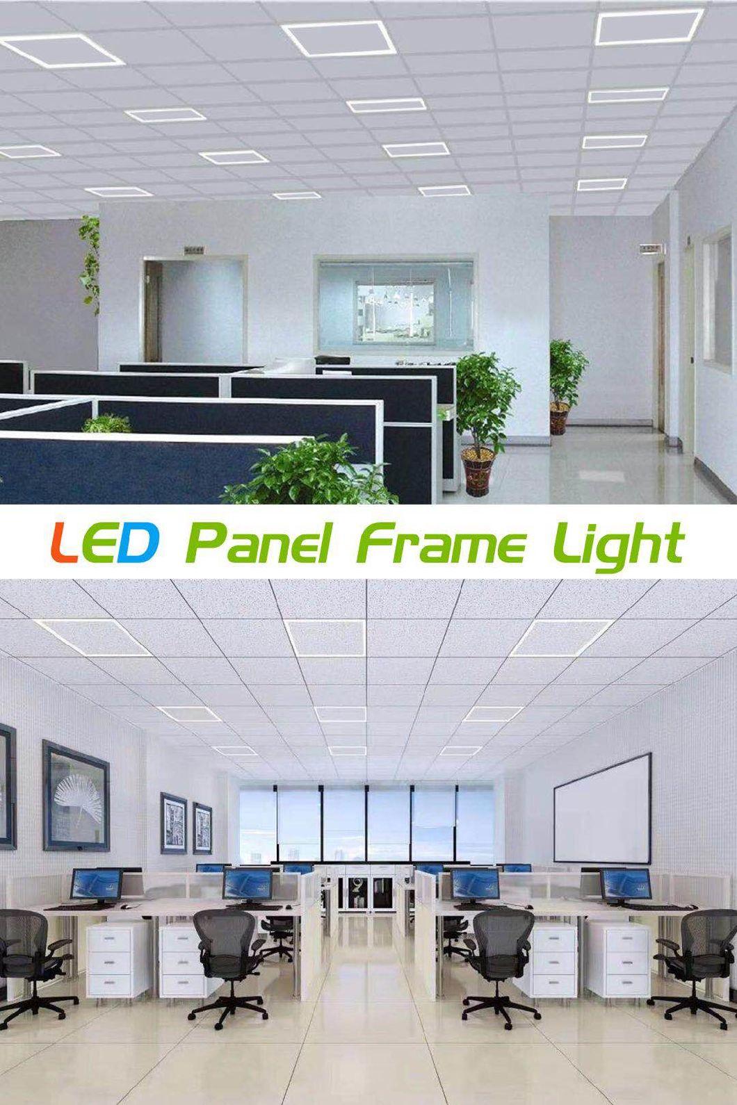 Aluminum Frame Lighting 5 Years Warranty Lifud Driver 42W 110lm/W Grill Frame Panel Lighting