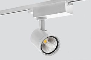 RoHS SAA Certificate Approved 20W 25W 30W Commercial COB LED Spot Track Light