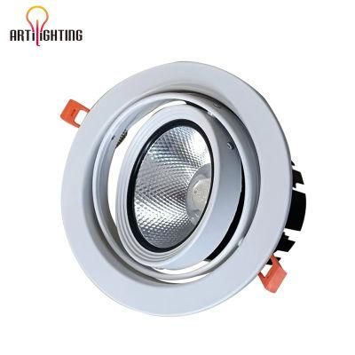 360 Degree AR111 Recessed Ceiling Spot Downlight Ar90 LED Down Light with Dia 180mm Cutout 150mm 25W 30W