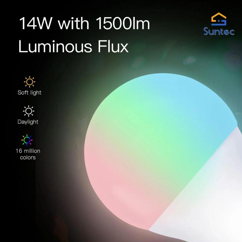 RGB Smart WiFi LED Light Bulb Dimmable Lamp Tuya APP