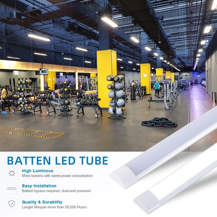 High Power 85-265V 5FT 46W Linkable LED Batten Tube Linear Light
