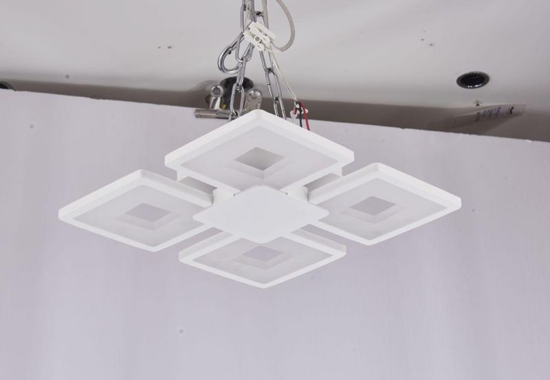 Masivel Simple Clear Square Lighting Acrylic Cover LED Ceiling Light