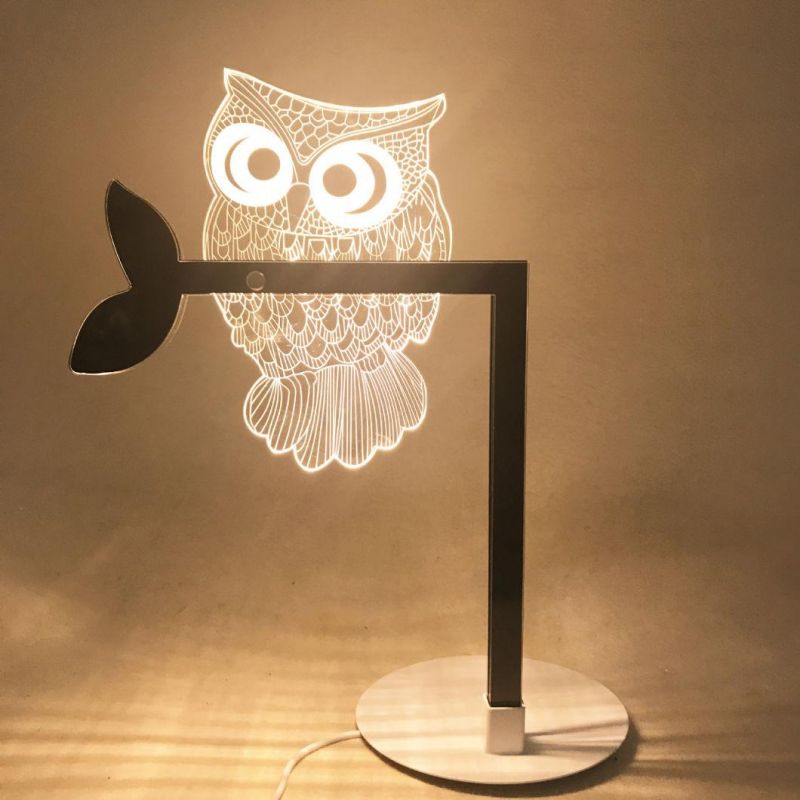 3D LED Night Light Table Desk Decor Lamp Bedroom Children Room Decorative Night Light