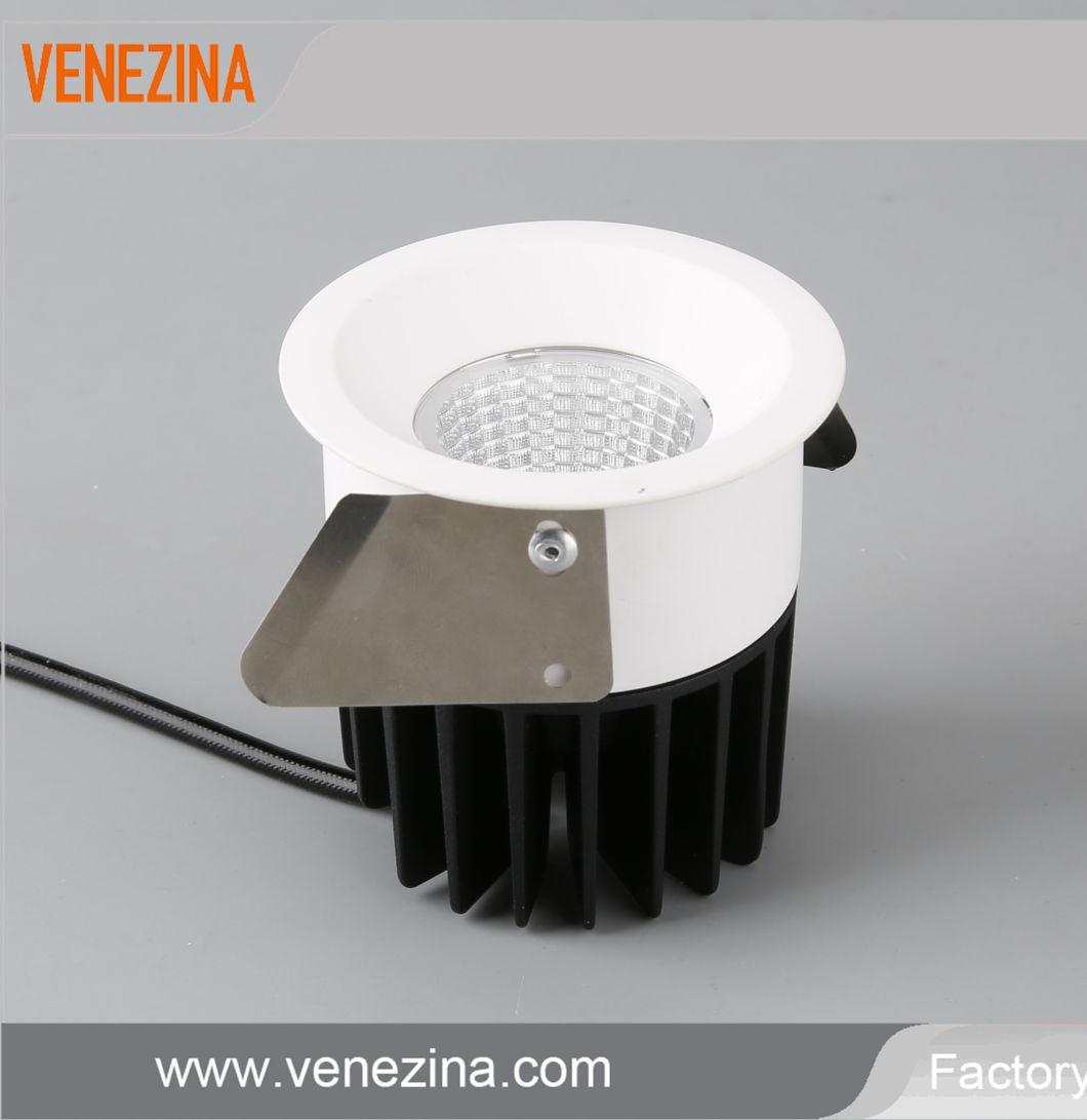 2020 New IP44 6W/10W COB LED Spotlight Round Fixed LED Down Light Ceiling Recessced Commercial Downlight
