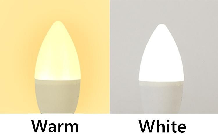 Indoor Decoration 9W E14 LED Candle Bulb for Wall Lamp