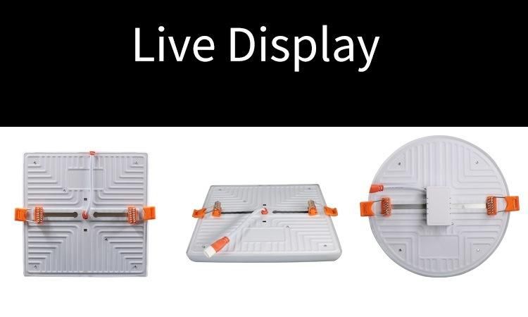 Best Selling Flexible Slim 24W Square Recessed Lamp 3D Frameless LED Panel Light