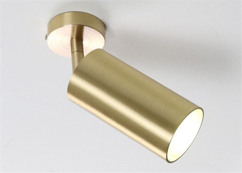 Modern Spotlight Golden Finish Suspension Mounted for Chain Store