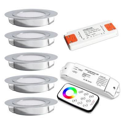 Cabinet Light 3W 110V 220V Surface Mounted LED Down Lights Round COB Ultra Thin Ceiling Kitchen Lamp
