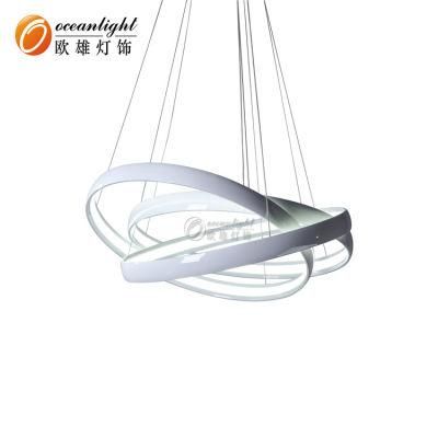 Wholesale Modern LED Pendant Light Acrylic Hanging Circle Lamp in Living Room Decoration Omd81730009