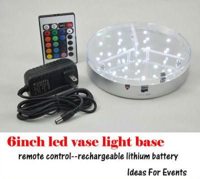 Hyc-Ec06 High-End Remote Control 16-Color Full-Color LED Battery Lamp Panel Laser Lamp Panel Base