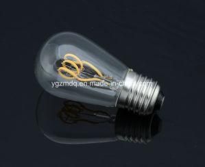 S14s Flexible Filament LED Light Bulb with E27 Screw Base