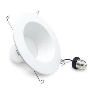 12/15W 120V Dimmable 6 Inch LED Down Light/Deep Baffle Retrofit Kit