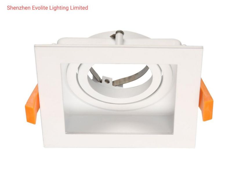 LED Downlight Housing Square LED Downlight Module Mounting Rings with CE