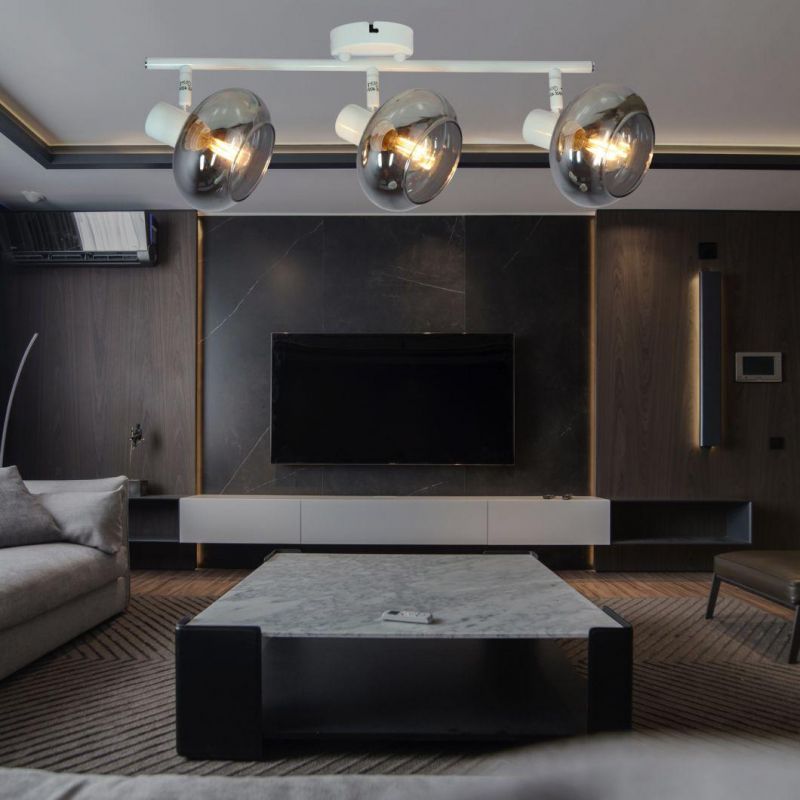 Indoor Plastic E14 Black Bedroom Living Room Hotel LED Ceiling Lightspotlight