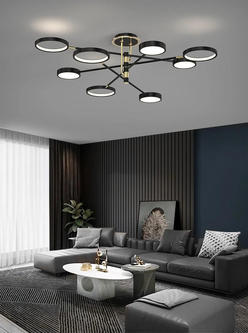 Nordic Surface Mounted Luxury Living Room Bedroom Smart Home LED Light Ceiling Lights