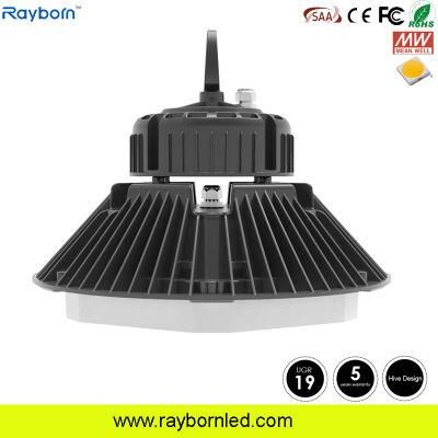 Explosion Proof Motion Sensor UFO LED High Bay Lights 200W for Indoor Industrial Factory Warehouse Lighting